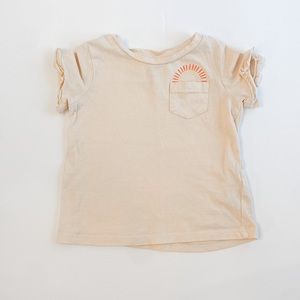 Organic Cotton Pocket Ruffle Tee 12-18 months